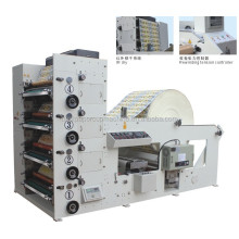 Caixa de papel padrão 4 máquina de impressão flexográfica de cor